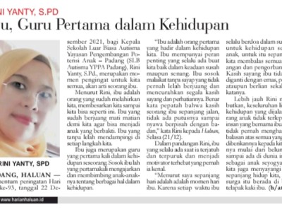 Ibu, Guru Pertama dalam Kehidupan