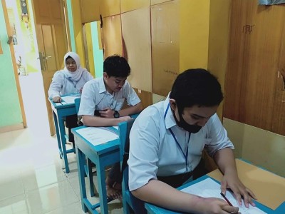 Pelaksanaan ujian sekolah tahun pelajaran 2021.2022