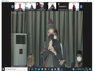 Guru-guru SLB Autisma YPPA Padang Menghadiri Upacara Virtual Hari Guru Nasional 2021