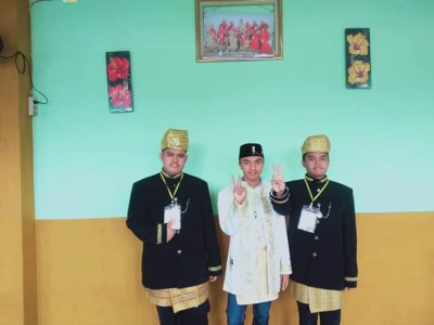 Performa grup band YPPA Padang dalam perlombaan 